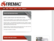 Tablet Screenshot of firemac.com